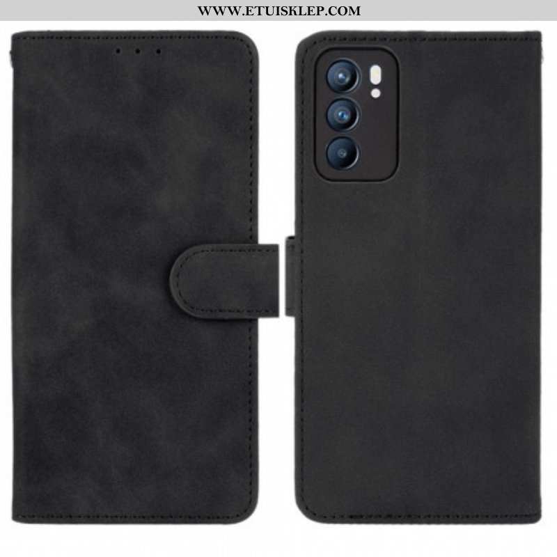 Etui Folio do Oppo Reno 6 5G Dotyk Skóry